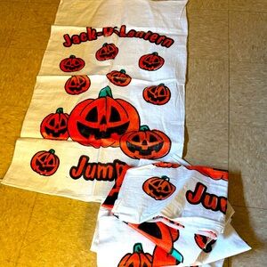 Halloween Sack Race Gunny Sack Festival Party Outdoor Event Games Pumpkin bags